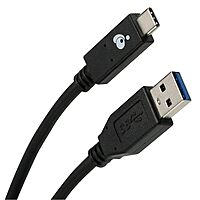 IOGEAR Charge & Sync Flip USB 3.1 Gen 2 A to C Cable 10 Gbps (USB-If) G2LU3CAM01