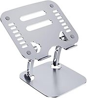 OTM Essentials Adjustable Laptop Stand, 10-5/8inH x 9inW x 9inD, Silver