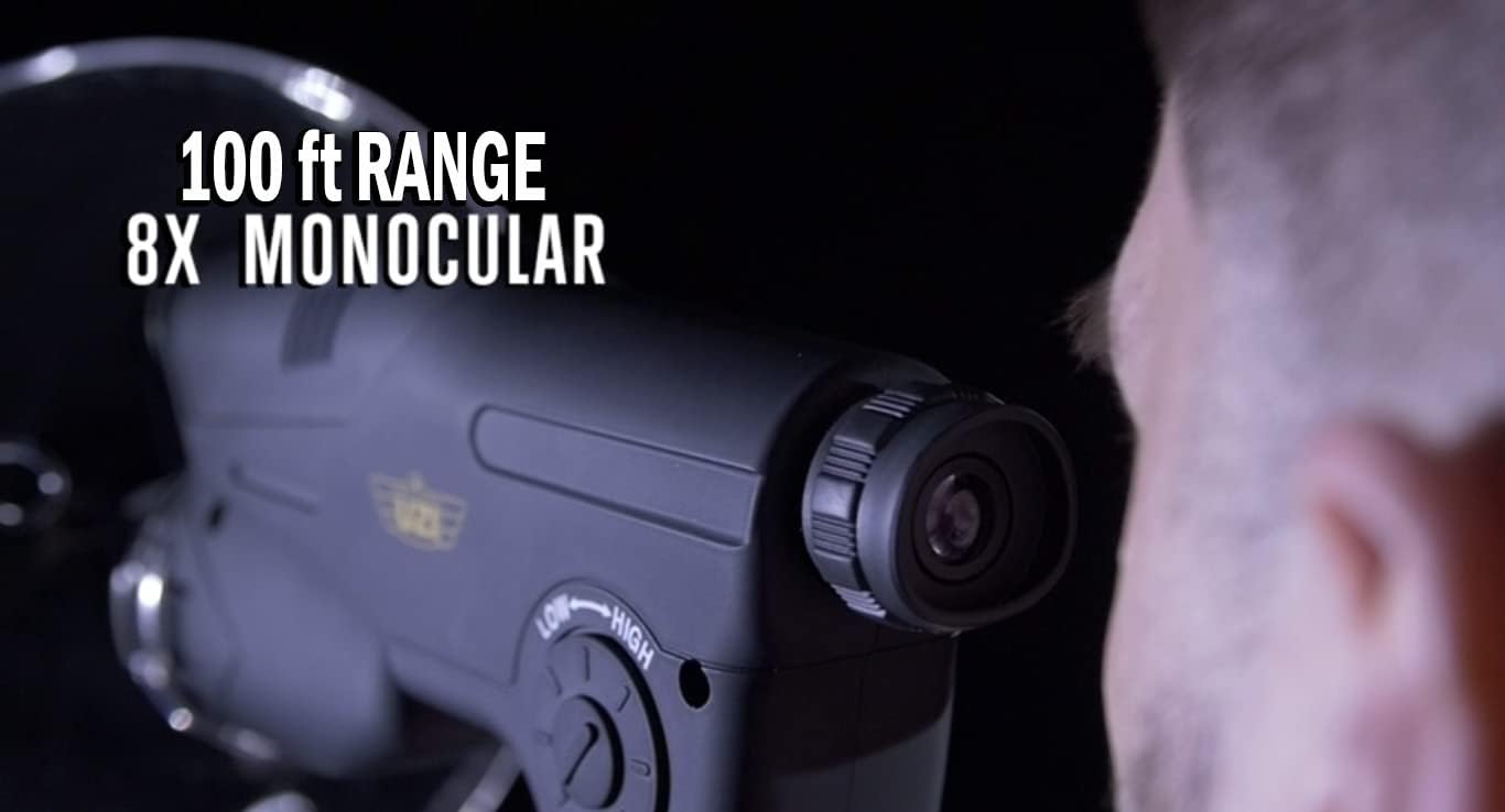 Uzi Observation Device for Listening to Birds Sounds, Scientific Explorer Bionic Ear, Spying, Recording, Spy Kit or Spy Gear