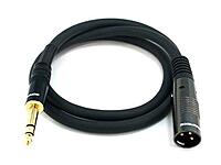 Monoprice Premier Series XLR Male to 1/4-Inch TRS Male Cable