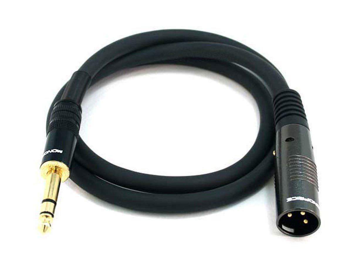Monoprice Premier Series XLR Male to 1/4-Inch TRS Male Cable