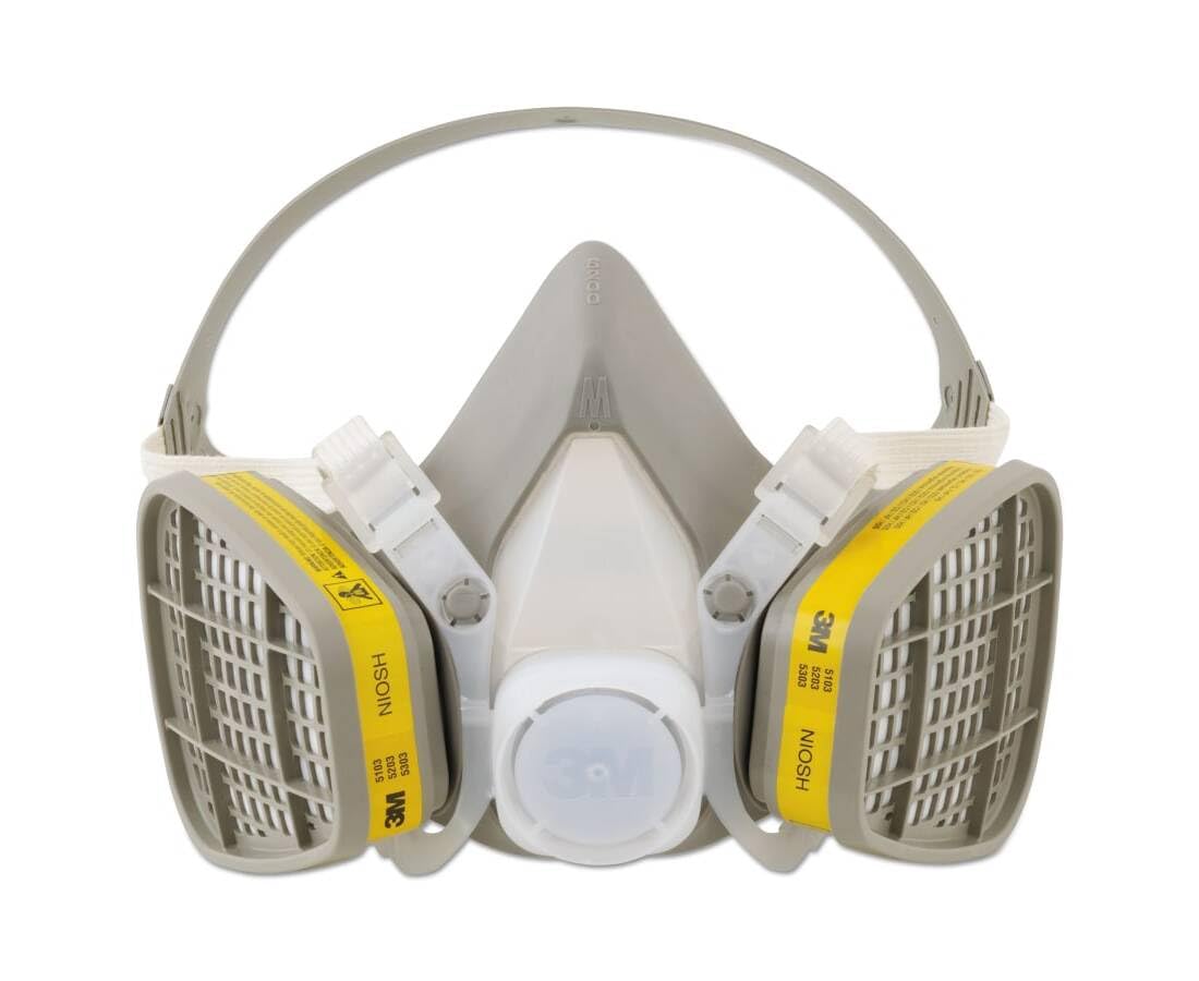 3M Medium 5000 Series Half Face Disposable Air Purifying Respirator