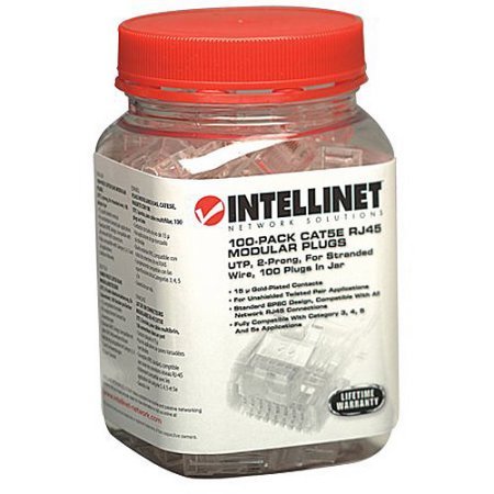 INTELLINET Cat6 RJ45 Connectors & Keystone Jacks