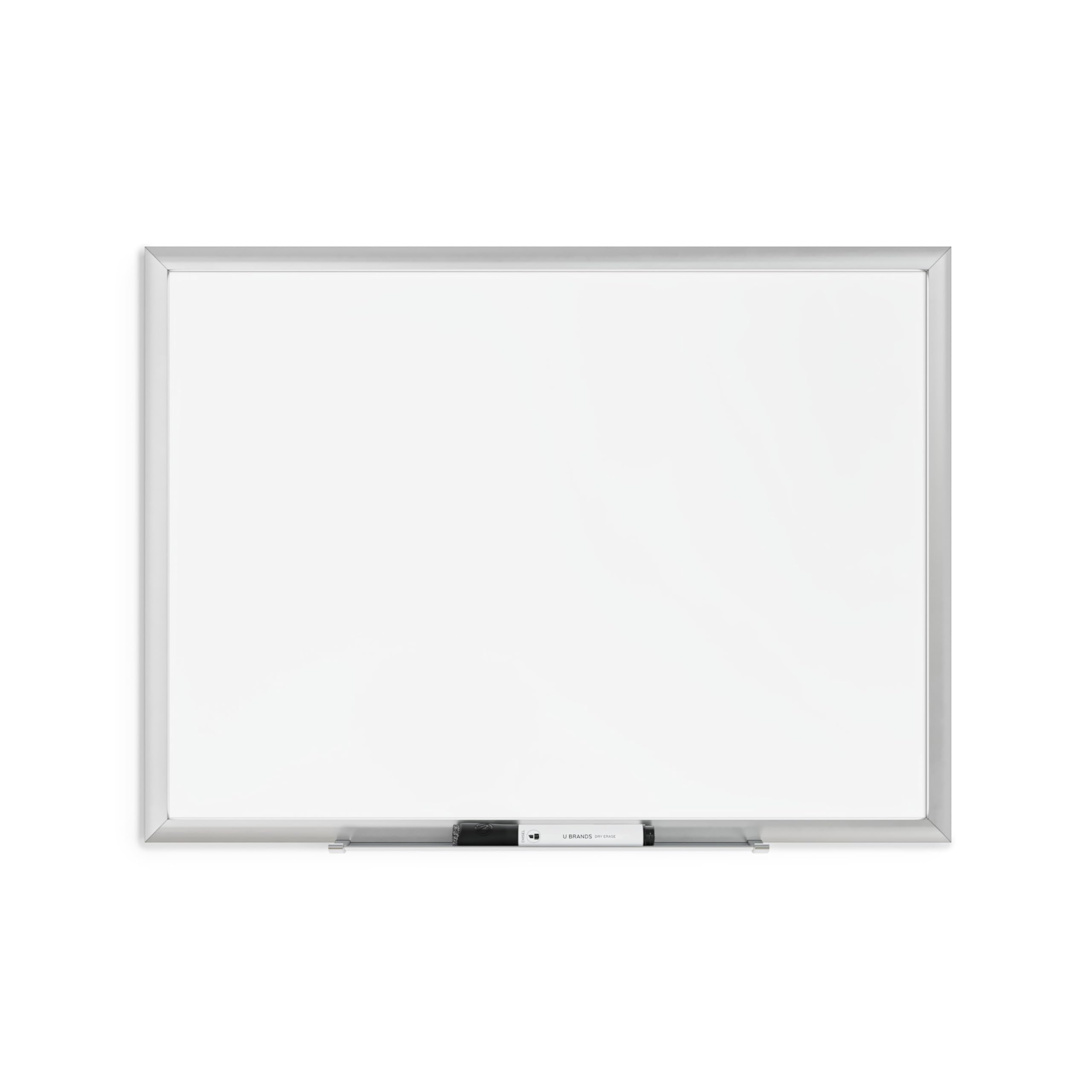 U BRANDS Magnetic Dry Erase Board, Silver Aluminum Frame