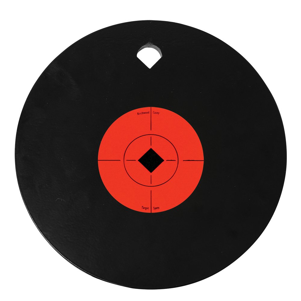 Birchwood Casey World of Targets AR500 Steel Single Hole Gong Target 3/8" Thick