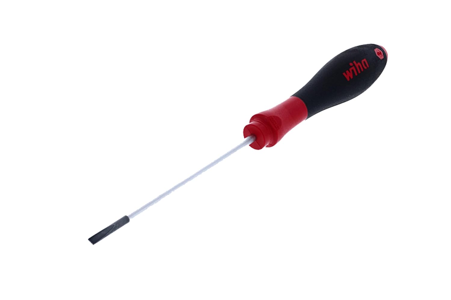 Wiha 30210 Slotted Screwdriver with SoftFinish Handle, 3.5 x 100mm