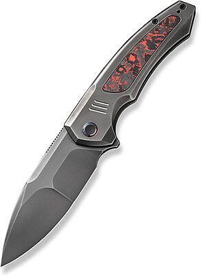 WE Knife Hyperactive Frame Lock 23030-2 Vanax Lava Flow Fat Carbon Fiber Pocket Knives