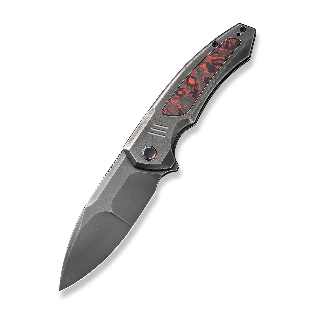 WE Knife Hyperactive Frame Lock 23030-2 Vanax Lava Flow Fat Carbon Fiber Pocket Knives