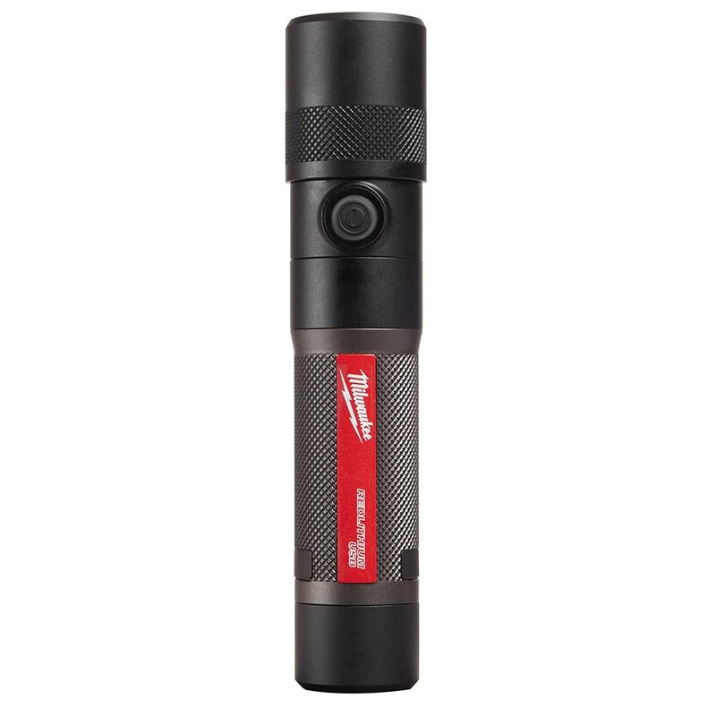 Milwaukee Rechargeable 1100 Lumen LED Flashlight, Battery Powered, Twist Focus