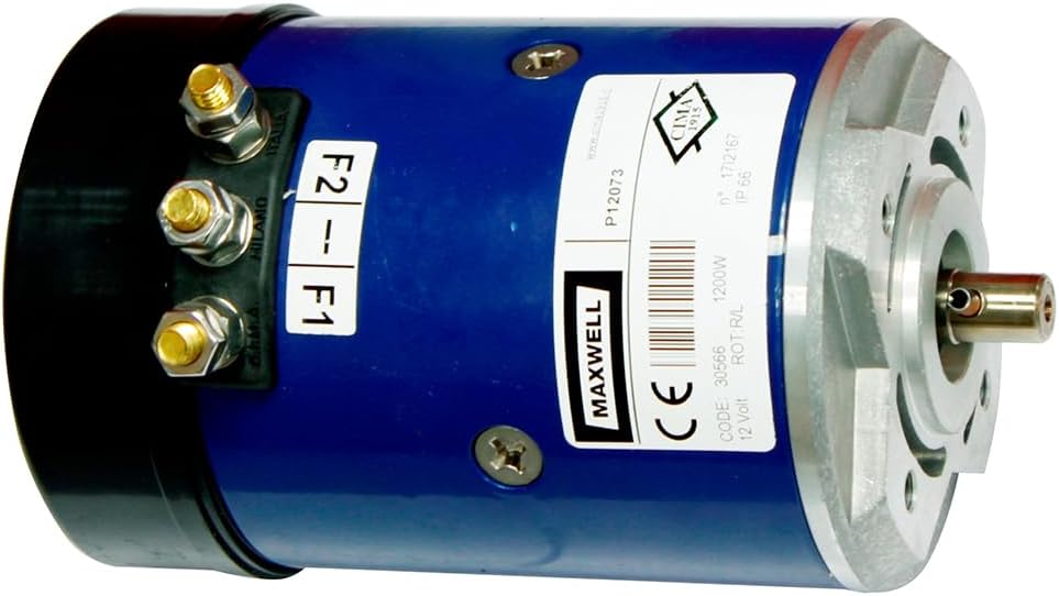 Maxwell Motor Cima - 1200W - 12V - 4-Hole Flange