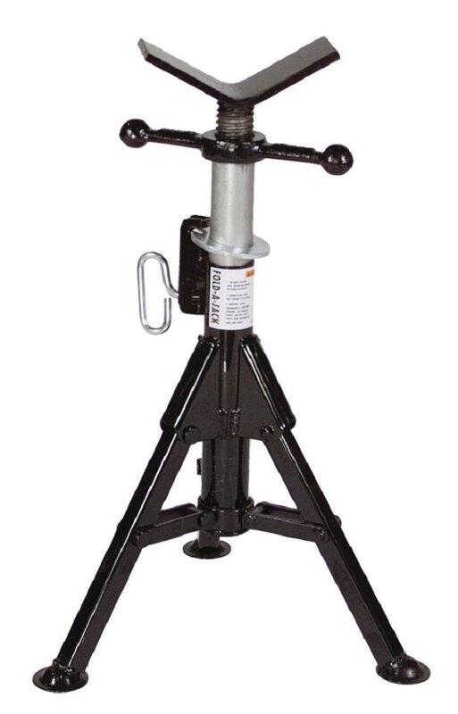 Sumner Manufacturing 781310 ST-981 Lo Fold-A- Jack, Vee Head, 21" to 36" Adjustable Height, 2,500 lb. Capacity