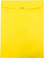 JAM PAPER 10 x 13 Open-End Catalog Envelopes with Clasp Closure
