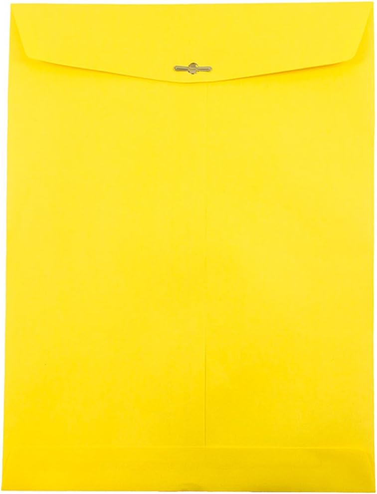 JAM PAPER 10 x 13 Open-End Catalog Envelopes with Clasp Closure