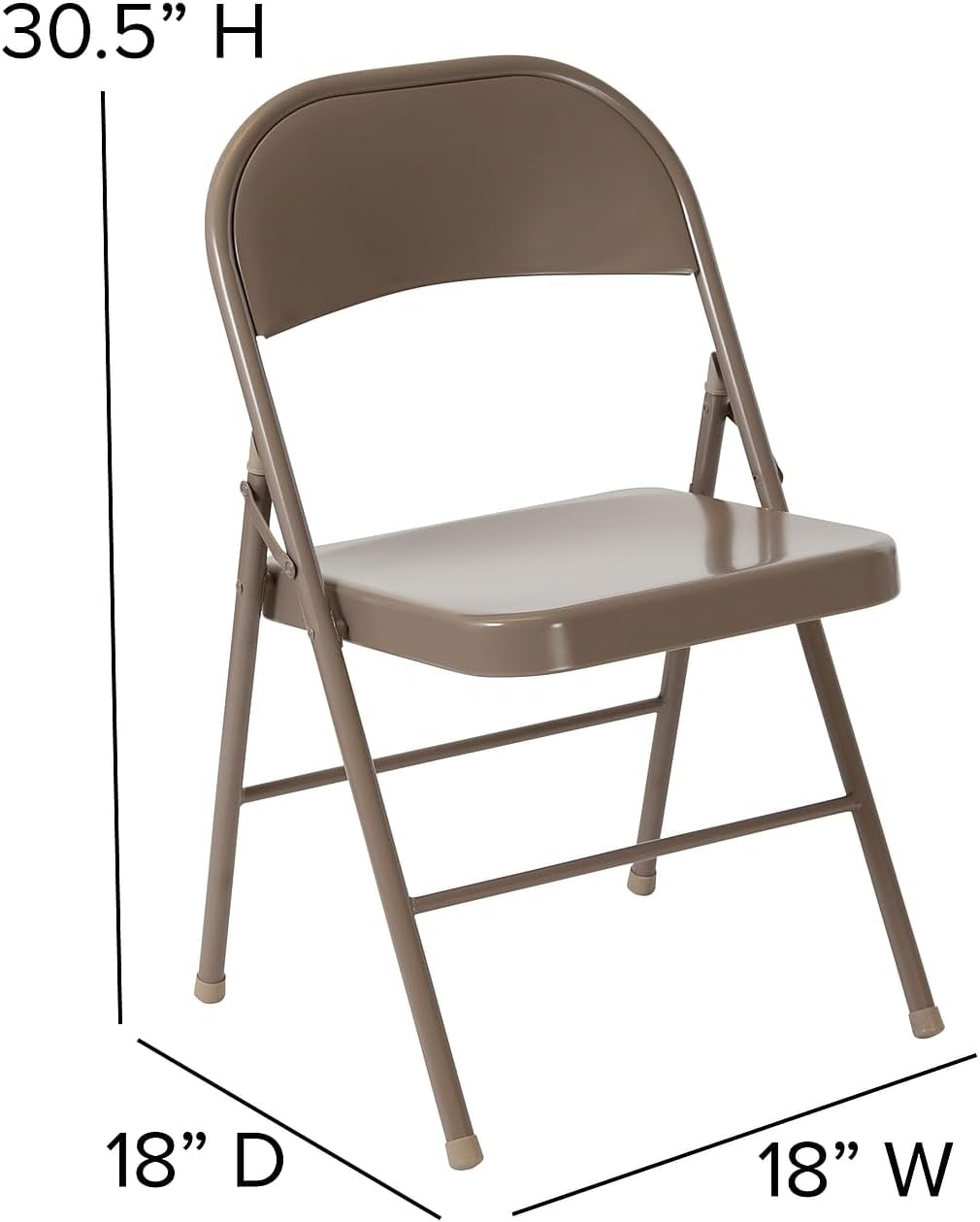 Flash Furniture HERCULES Series Double Braced Metal Folding Chair
