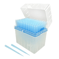 1000μl Extra Long,  Universal Pipette Tips,  Longer Tip,  L:102mm,   PP,  Racked,  Sterile,  DNase & RNase free,  Clear,  96 Pieces/Rack,  6 Racks/Pack,  10 Packs/Case