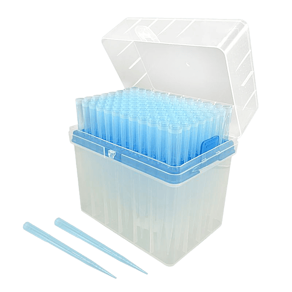 1000μl Extra Long,  Universal Pipette Tips,  Longer Tip,  L:102mm,   PP,  Racked,  Sterile,  DNase & RNase free,  Clear,  96 Pieces/Rack,  6 Racks/Pack,  10 Packs/Case