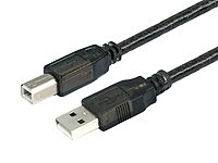 Monoprice USB 2.0 Extension Cable - USB Type-A to USB Type-B, Male to Male, Active, 28/24AWG, 33 Feet, Black