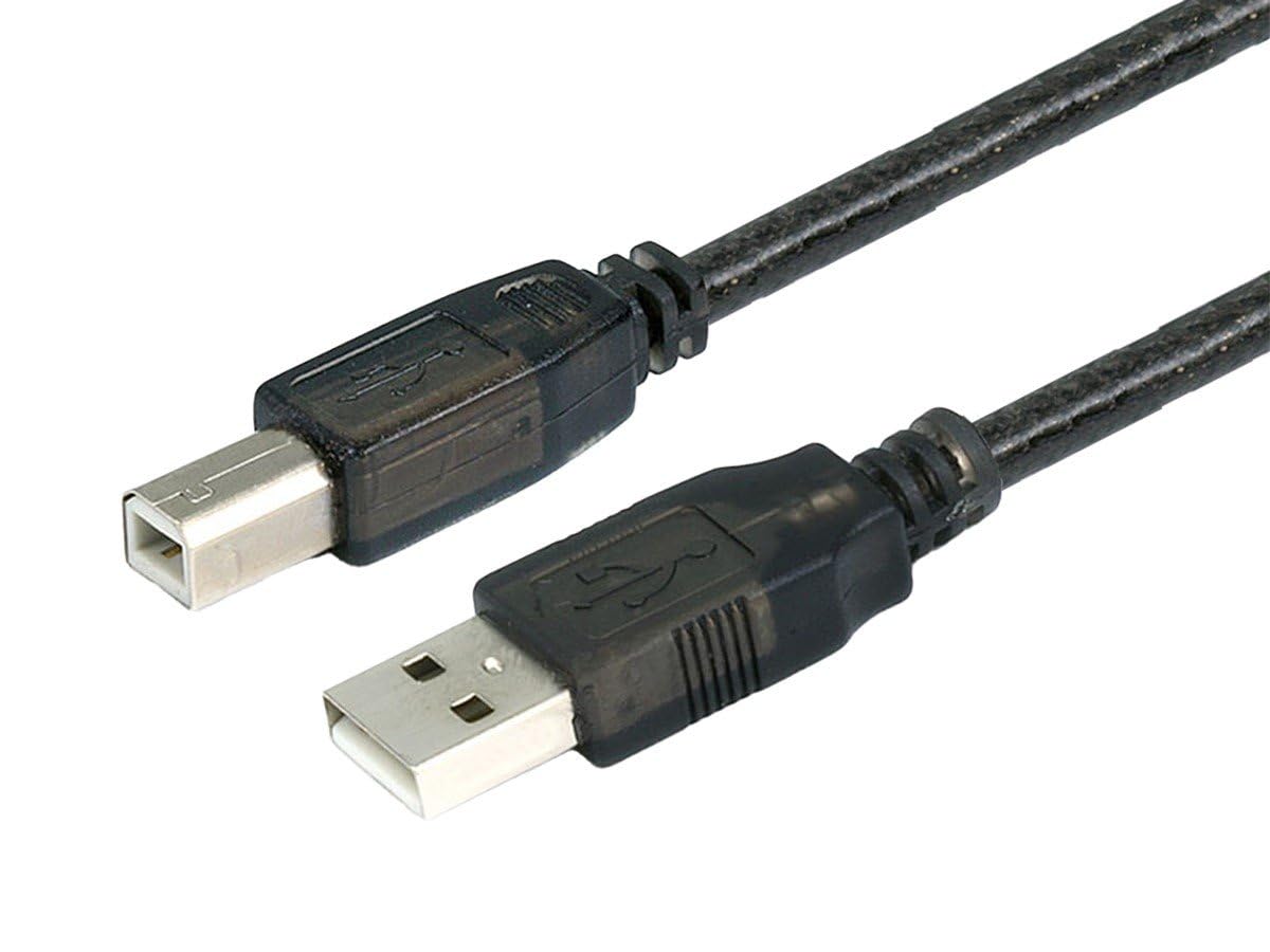 Monoprice USB 2.0 Extension Cable - USB Type-A to USB Type-B, Male to Male, Active, 28/24AWG, 33 Feet, Black