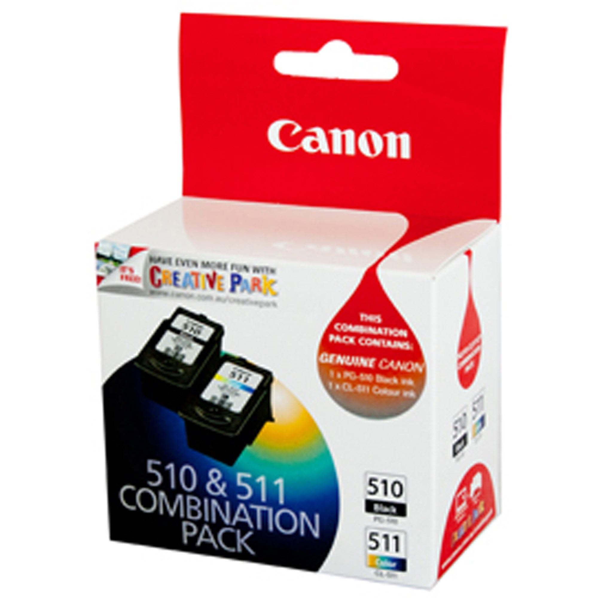 Canon Pixma PG510 CL511 Ink Cartridge Value Pack Assorted Colours
