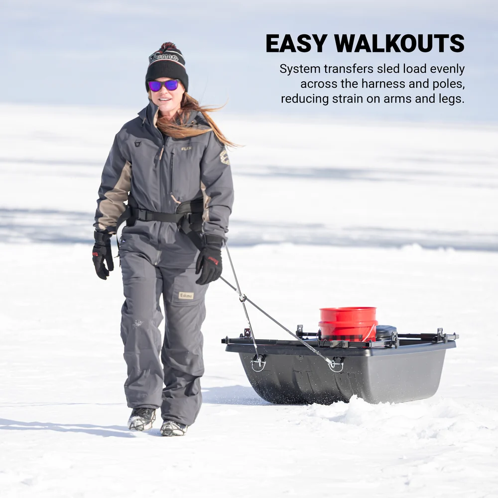 Eskimo Poles and Harness Pulk System Eskimo Poles and Harness Pulk System