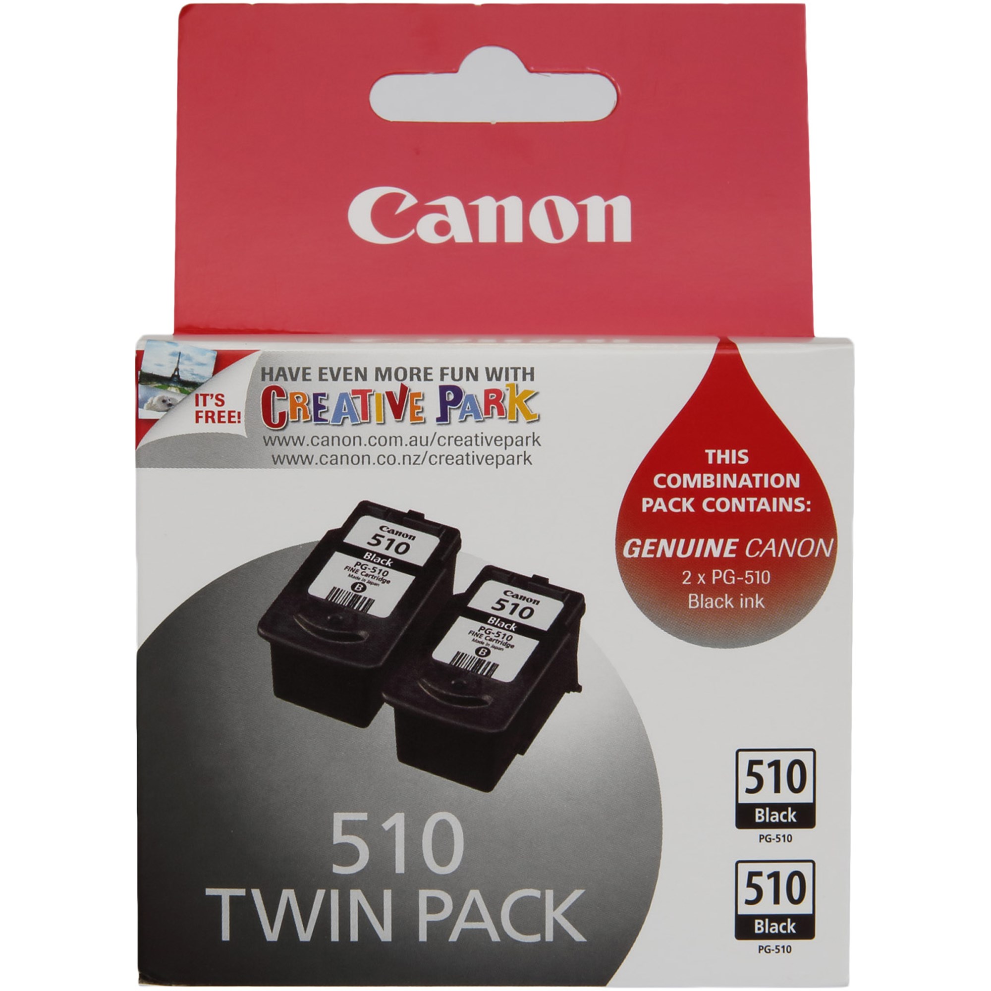 Canon Pixma PG510 Ink Cartridge Twin Pack  Black