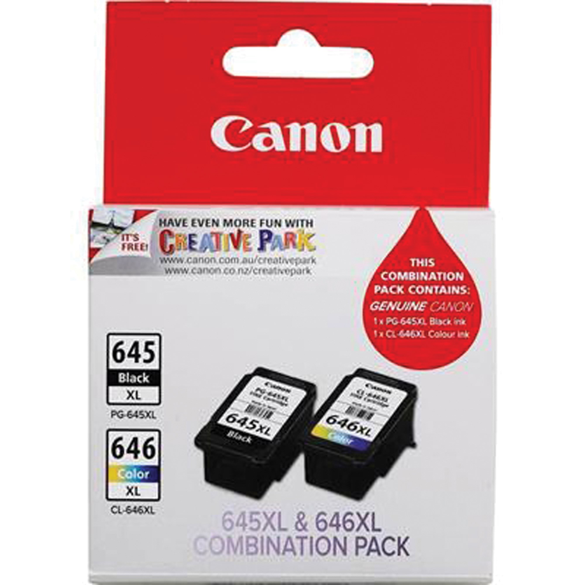 Canon PG645 CL646XL Ink Cartridge High Yield Twin Pack  Black And Colour