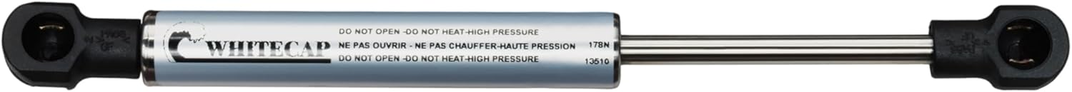 Whitecap 20" Gas Spring - 40lb - Stainless Steel