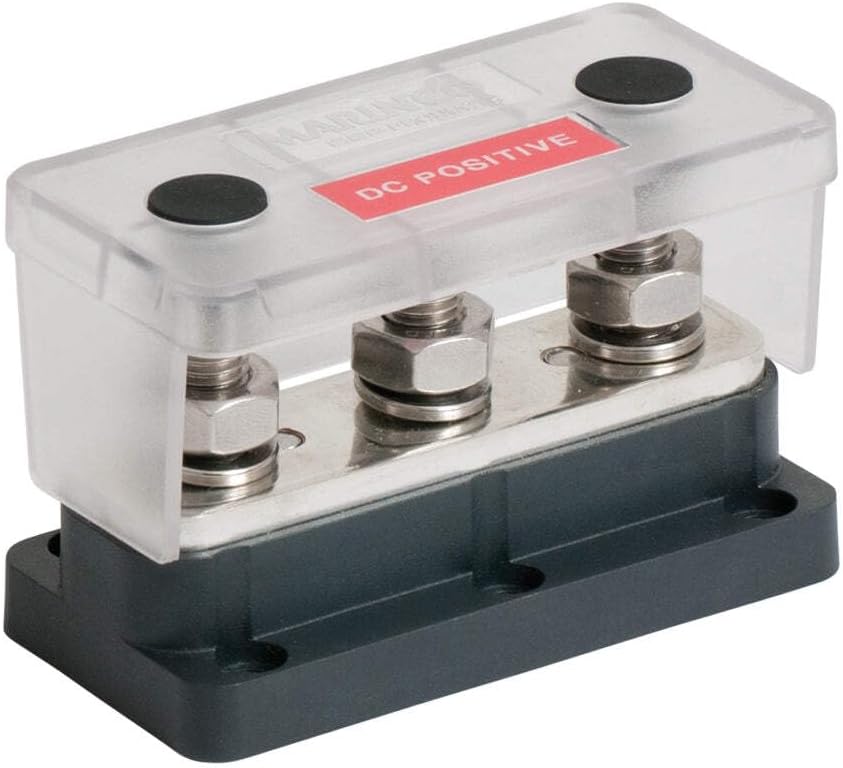 BEP Marine 777-BB3S-650 BEP Pro Installer 3 Stud Bus Bar - 650a
