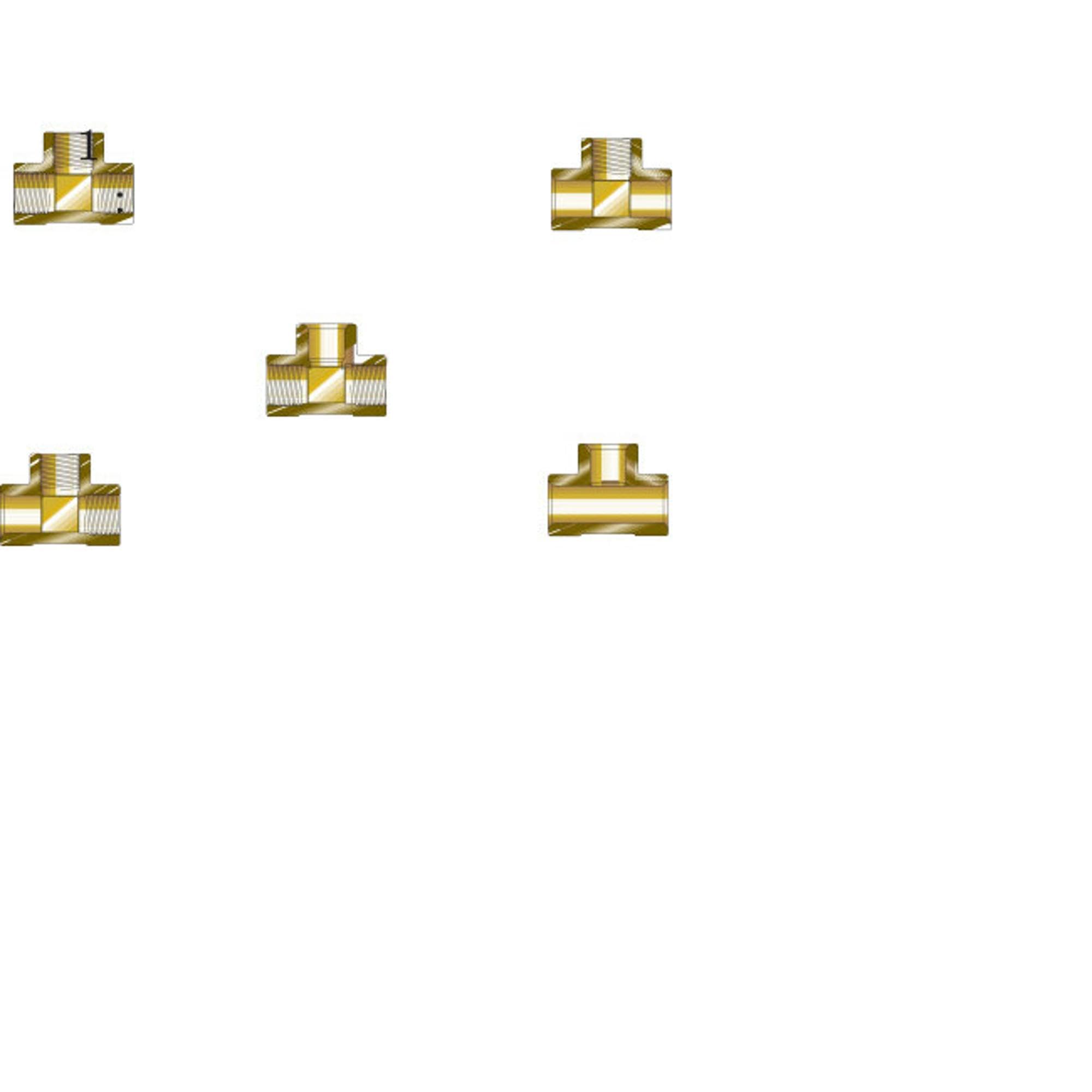 Western Enterprises#WHF-4-14, 1/2 Slip X Branch TEE