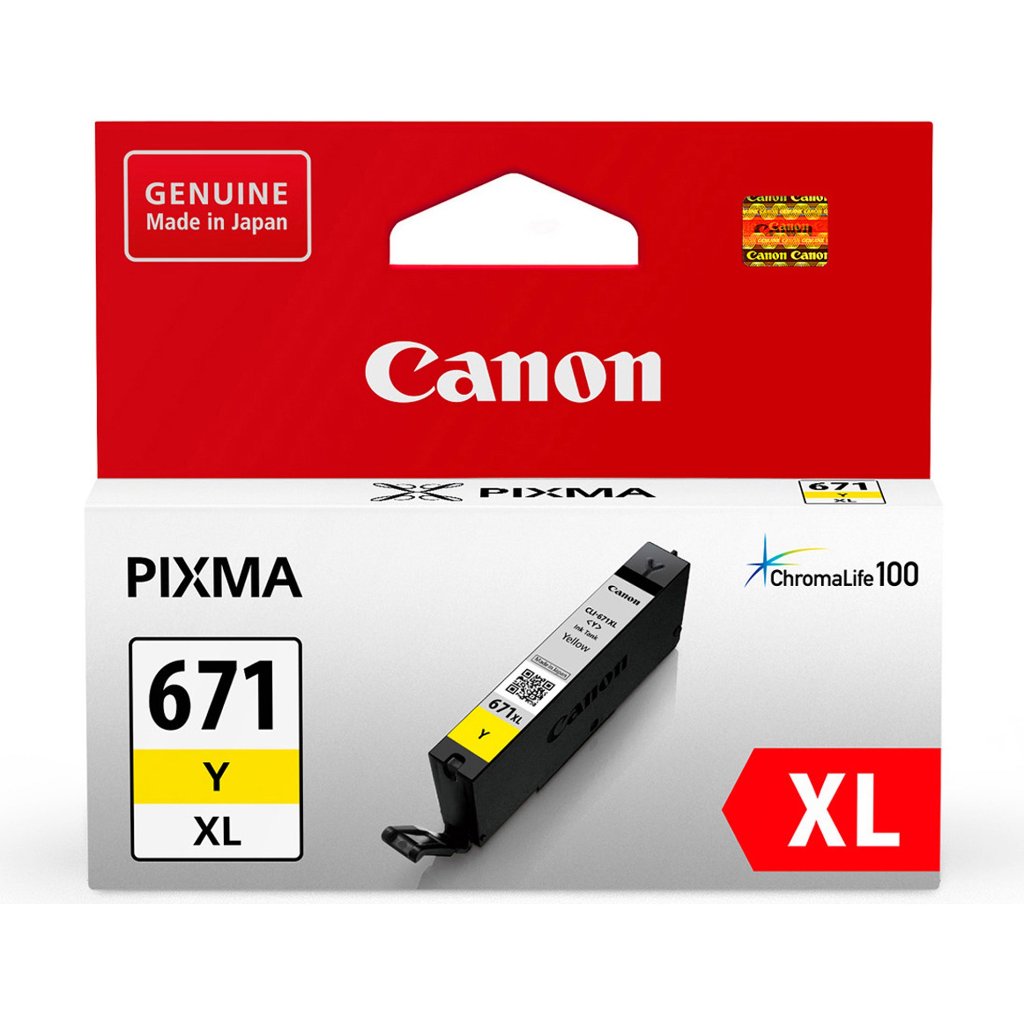 Canon Pixma CLI671XL Ink Cartridge High Yield Yellow