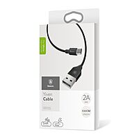 Baseus 1m - 2A Yiven USB Type-A 2.0 to Micro Cable - Black