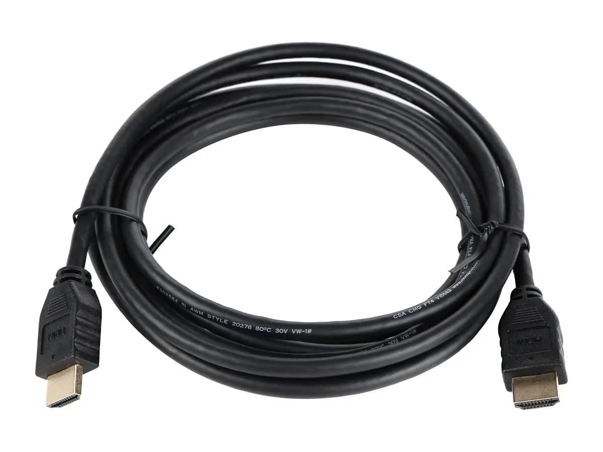 Monoprice Premium High Speed HDMI Cable - 10 Feet - Black | 4K@60Hz, HDR, 18Gbps, YCbCr 4:4:4, OD 0.22in, 30AWG