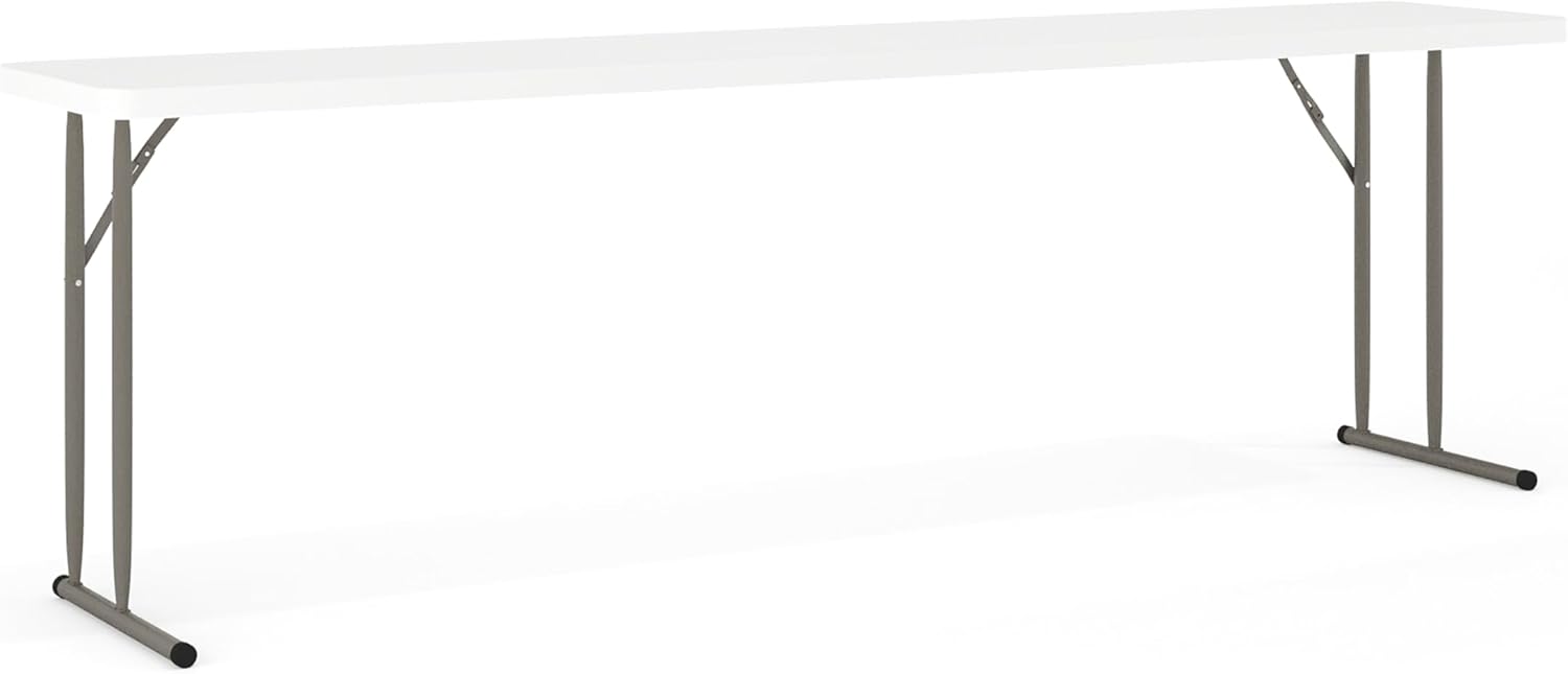 FLASH FURNITURE Plastic Folding Training and Event Table, Rectangular