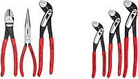 KNIPEX Long Nose, Diagonal Cutter, Alligator Pliers (00 20 08 US1) + Alligator Pliers Set (7