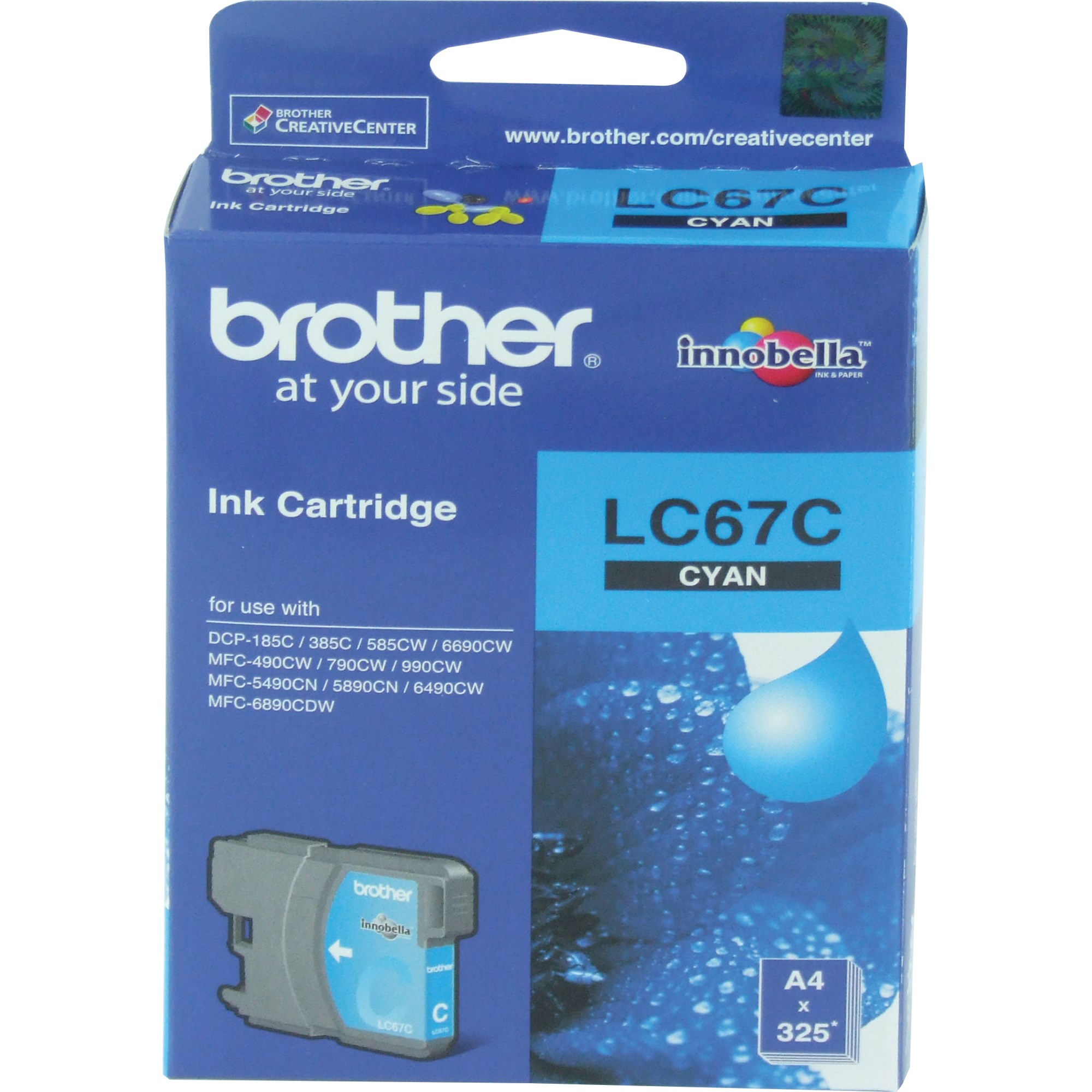 Brother LC-67C Ink Cartridge Cyan
