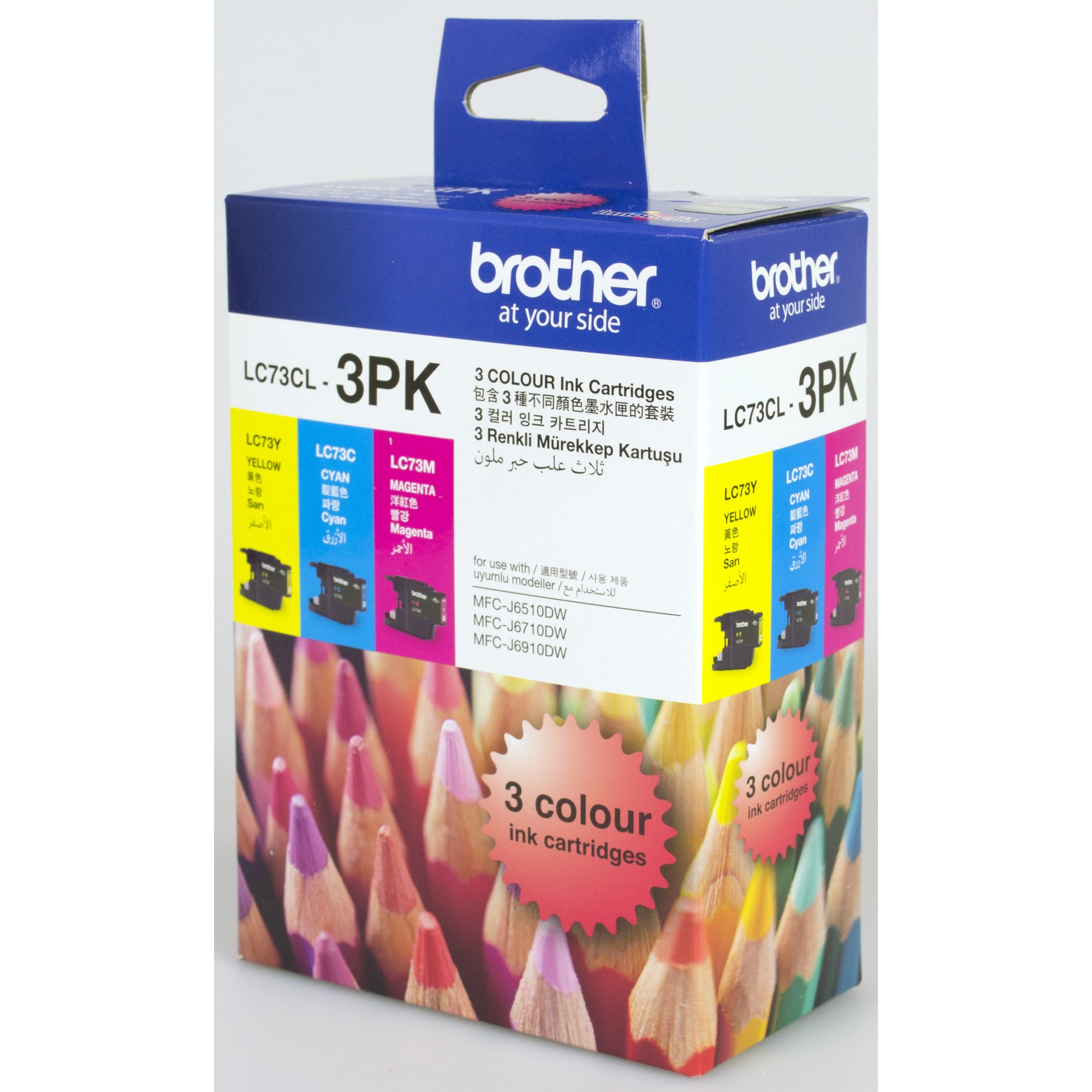 Brother LC-73CL Ink Cartridge Colour Value Pack  CMY