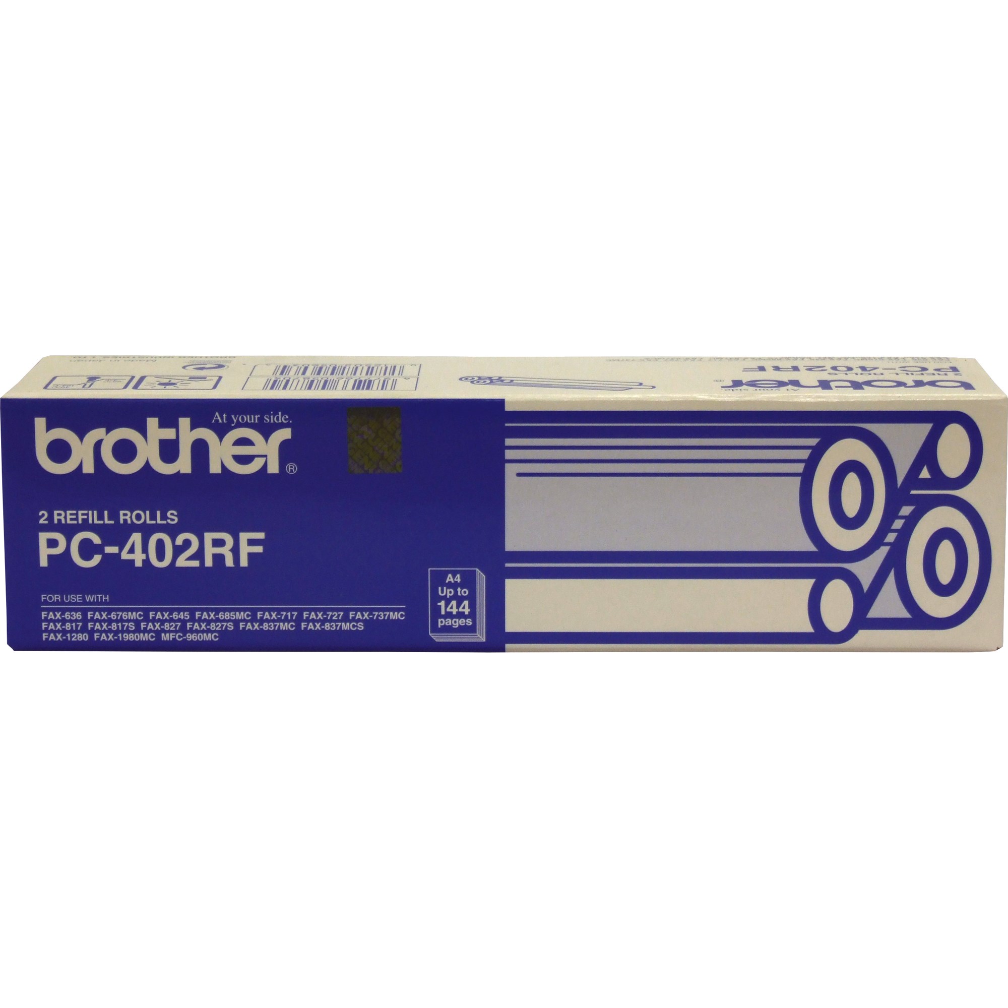 Brother PC-402RF Fax Refill Roll 2 Pack