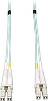 Tripp Lite Laser-Optimized Duplex Multimode 50/125 Fiber Patch Cable (LC/LC) - Aqua