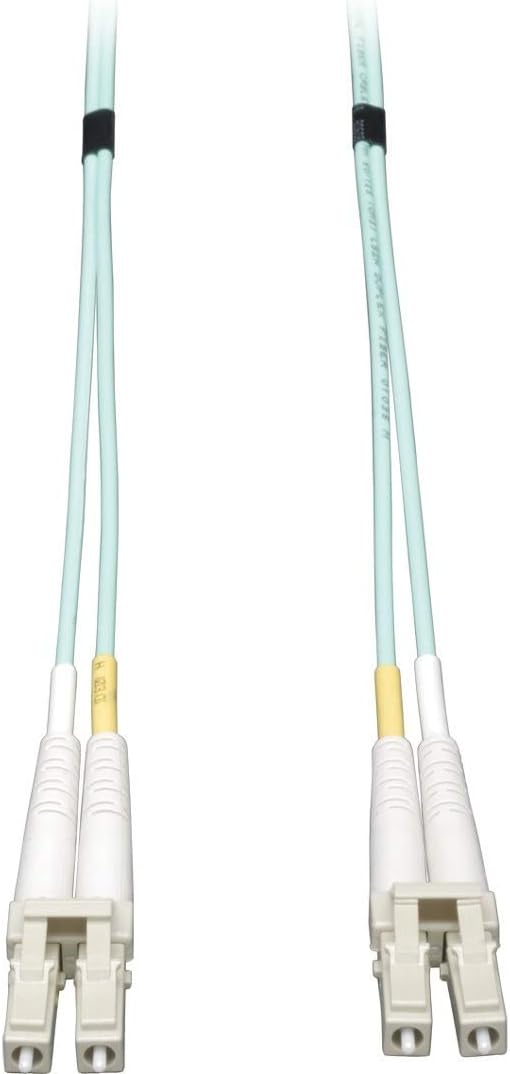 Tripp Lite Laser-Optimized Duplex Multimode 50/125 Fiber Patch Cable (LC/LC) - Aqua