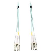 Tripp Lite Laser-Optimized Duplex Multimode 50/125 Fiber Patch Cable (LC/LC) - Aqua