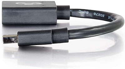 C2G Legrand Mini DisplayPort to DisplayPort Adapter, Male to Female Displayport Adapter