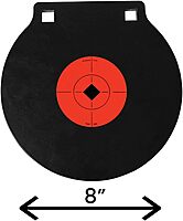 Birchwood Casey World of Targets AR500 Steel Double Hole Gong Target 3/8 inch