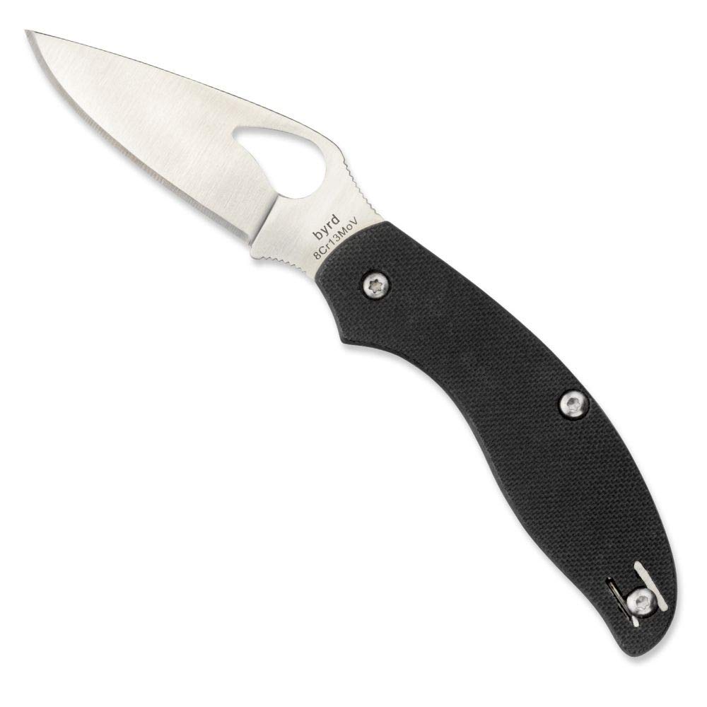 SPYDERCO Byrd Folding Knife - G-10 Handle, 8Cr13MoV