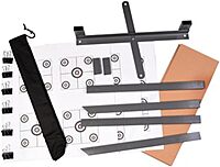 Birchwood Casey 24" Steel Target Stand Kit for Shooting - Durable Powder-Coated Metal Folding Target Stand, 2 Uprights
