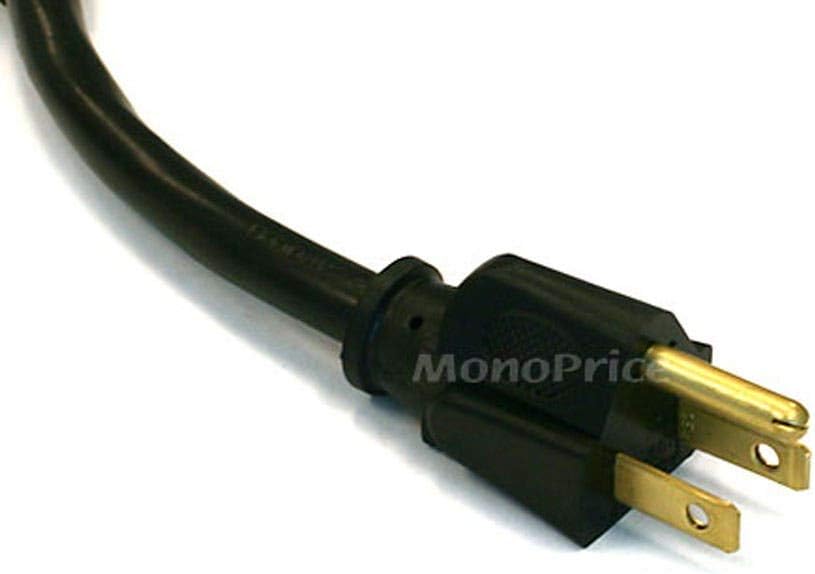 MONOPRICE Power Cord Splitter (NEMA 5-15P to 2x NEMA 5-15R)