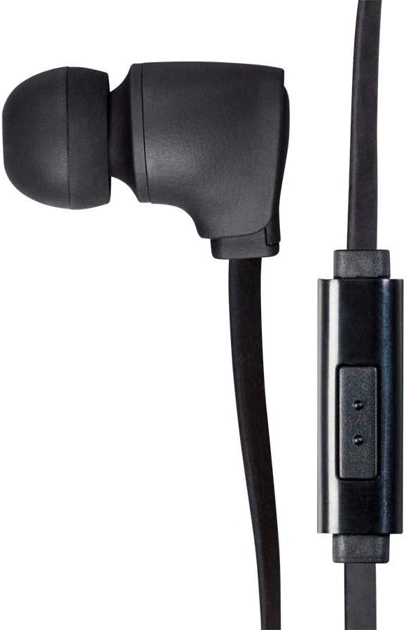 Monoprice Premium 3.5mm Wired Earbuds Headphones with Microphone, 10mm Drivers, Compatible with Apple and Android Devices