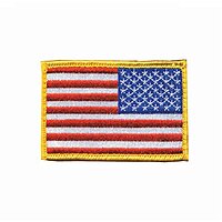 BLACKHAWK American Flag Embroidered Patch with Hook & Loop