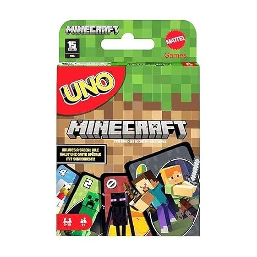 UNO Minecra'ft Cards Game