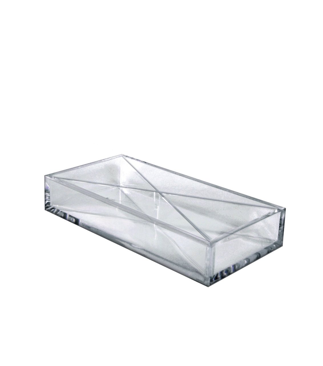 Azar Displays 556353 Large Tray 4 Compartment Desk Organizer Pencil Holder Pack of 2