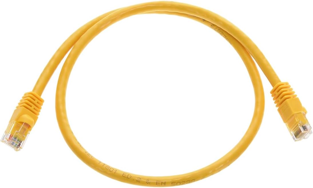Monoprice Cat6 24AWG UTP Ethernet Patch Cable - Snagless RJ45, 550MHz, Pure Bare Copper